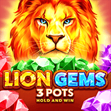 Lion-gems-3-pots:-hold-and-win